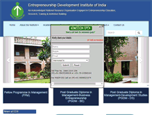 Tablet Screenshot of ediindia.ac.in